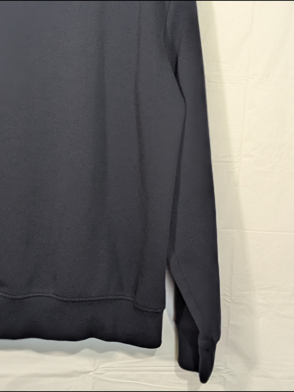 Polo Ralph Lauren Men's Large Navy Quarter Zip Pullover Sweatshirt Logo Spellout - Picture 11 of 11